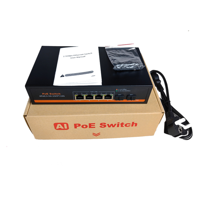 Cheap price OEM Enterprise high-speed 5* 2.5G ports Unmanaged PoE Network Switches