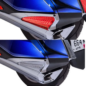 Sacoche de moto RACEPRO Accent Swoop LED Light Lamp Case pour <span class=keywords><strong>Honda</strong></span> <span class=keywords><strong>Goldwing</strong></span> GL1800 F6B 2018 2019 2020 2021 <span class=keywords><strong>2022</strong></span> 2023 - Product Image 2
