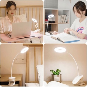 Lámpara de mesa Flexo, lámpara de escritorio Led, Clip táctil, lámparas de estudio, lupa, cuello de cisne, escritorio, USB, luz de mesa, batería recargable 18650 - Product Image 5
