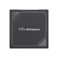 Boîtier décodeur personnalisable XS97 ATV GEN2 Allwinner H618 4K Streaming Android 12 OTT TV Box 2 Go 16 Go Smart TV Box avec mise à jour OTA