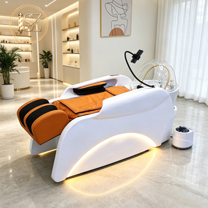 Fauteuil de lavage professionnel pour salon de coiffure avec hydrothérapie, massage électrique, <span class=keywords><strong>spa</strong></span> <span class=keywords><strong>capillaire</strong></span> et éclairage intégré - Product Image 5