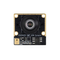 OS05A20 Modul Kamera USB 5MP Tipe C Mendukung Port USB2.0 Mikrofon Tunggal Terpasang Lensa Bebas Distorsi 91.7 FOV Sensor CMOS