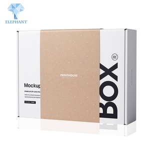 Custom Large Small Kraft Cardboard Packaging Shipping <b>White</b> Corrugated Mailer <b>Box</b> - Product Image 2