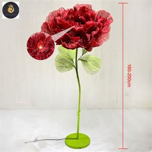 I219 Giant <strong>Flower</strong> Decoration Giant Electric Standing <strong>Flowers</strong> Mechanical <strong>Automatic</strong> <strong>Opening</strong> and Closing <strong>Flowers</strong> - Product Image 4