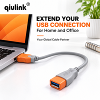 Kabel Ekstensi USB 2.0 USB A Male ke Female 480Mbps Kabel Data untuk Komputer Laptop Printer