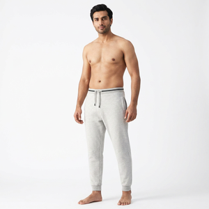 Pantalons en molleton décontractés pour hommes de haute qualité pour l'hiver, molleton de 350 grammes, pantalons amples avec logo personnalisé imprimé, pantalons pour hommes - Product Image 1