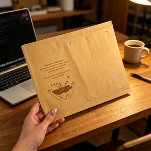 Bolsas de Envío Acolchadas de Papel Kraft Marrón con Logotipo Personalizado, MOQ Bajo de 100 Piezas, Bolsas de Burbuja para Embalaje de Cosméticos - Product Image 6