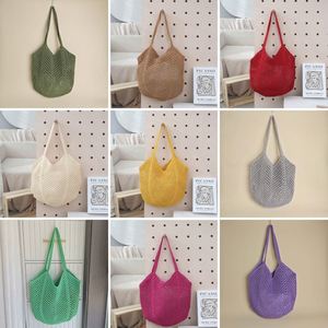 Sac de plage en coton crocheté durable de qualité supérieure avec fermeture à cordon 3D, logo personnalisé, sac de vacances, cadeau pour demoiselle d'honneur - Product Image 6
