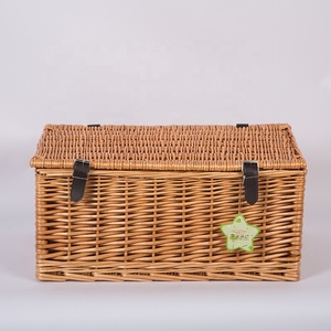 Set 3 <strong>Empty</strong> Picnic <strong>Basket</strong> Wicker Material Popular Gift <strong>Hamper</strong> <strong>Basket</strong> for UK - Product Image 3