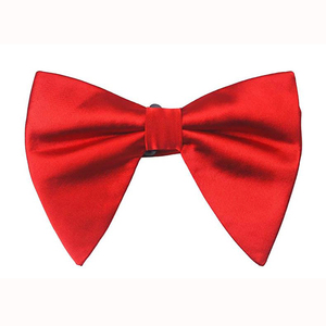 Vente en gros surdimensionné 100% soie solide noir rouge <span class=keywords><strong>argent</strong></span> vin et violet grand noeud papillon pour hommes - Product Image 2