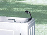 BALISI Petite <span class=keywords><strong>baignoire</strong></span> avec porte pour personnes âgées avec douche pour personnes âgées avec siège Portable Murale dans les baignoires pour personnes âgées - Product Image 2