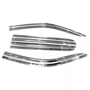 Accessoires extérieurs pour voitures de la marque KQD, garde-fenêtres chromés, pare-pluie, déflecteurs de voiture, pare-soleil pour 4 Runner - Product Image 3