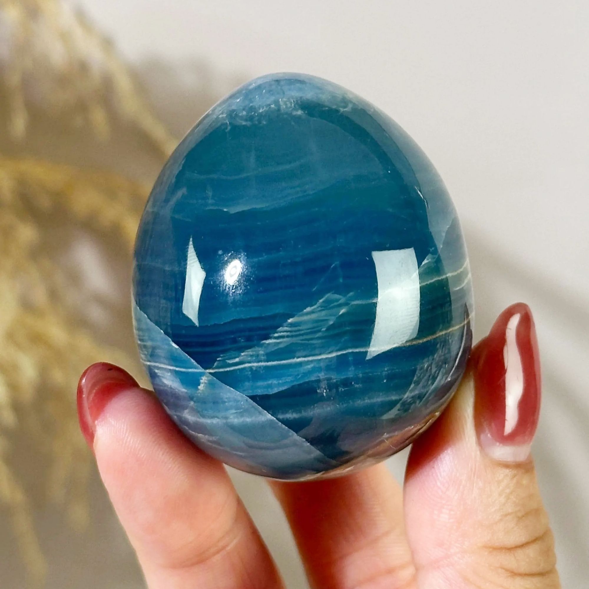 ไข่โอนิกซ์สีน้ำเงิน