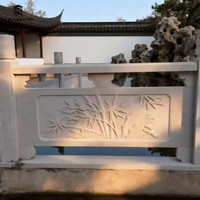 Изготовленный на заказ Гранит Натуральный Камень Речной забор сад декоративный камень мрамор балясины и рельсы