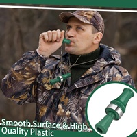 Sifflet d'appel au canard portable léger en ABS pour la chasse, accessoires de leurre pour canards
