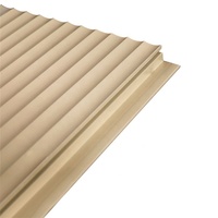 Perfil de Extrusión de Aluminio Serie 6000, Lámina de Techo Corrugada, Panel de Techo Metálico, Acabado de Superficie con Anodizado/Recubrimiento en Polvo, ISO