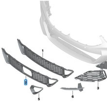 51118074778 adatto per <span class=keywords><strong>BMW</strong></span> <span class=keywords><strong>8</strong></span> <span class=keywords><strong>serie</strong></span> G15G14 griglia di banda anteriore ACC - Product Image 5