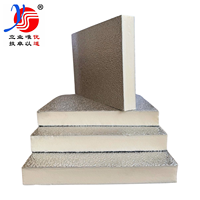 Personnalisable 20mm/25mm/30mm Polyuréthane (PIR/PU) Panneau sandwich pour panneau de mousse d'isolation de panneau de construction de conduit HVAC