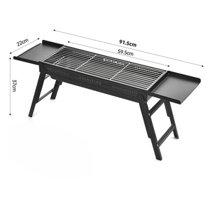 Parrilla de Barbacoa Portátil de Acero Inoxidable para Exteriores, Resistente al Fuego, para Camping, Venta Caliente 2026 - Product Image 5