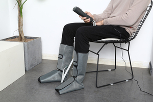 Masseur de jambe pour enveloppement de jambe à <span class=keywords><strong>compression</strong></span> de pied d'air de <span class=keywords><strong>mollet</strong></span> avec contrôleur portable - Product Image 4