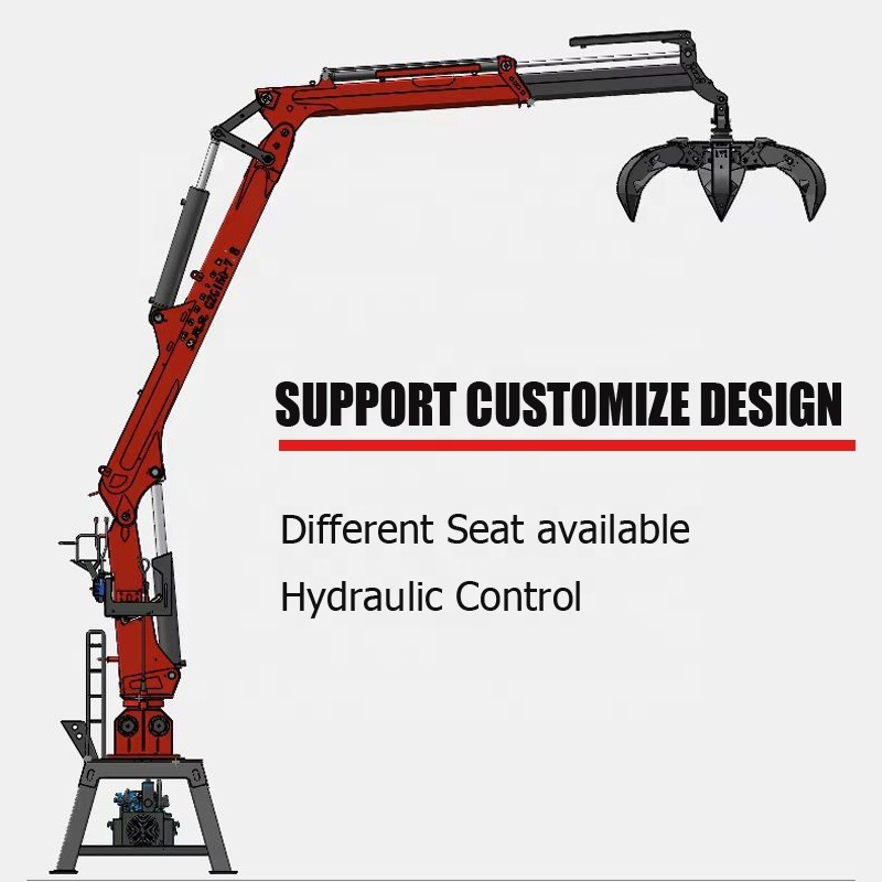 360 Degree Rotating Hydraulic Grabber Stationary