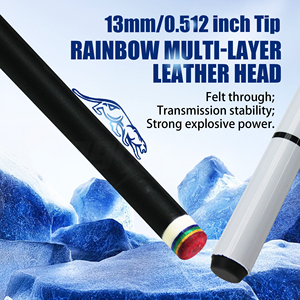 Hot Sale PREDATOR Leopard Glass Fiber <strong>Pool</strong> <strong>Cue</strong> - 13mm Tip with Fast Three Teeth Connection &amp; Uni-loc Joint - Product Image 4