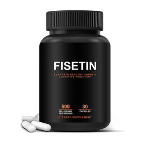 Suplemen Kapsul Fisetin Label Pribadi 100mg Bioflavonoid Alami Mirip dengan Apigenin, Quercetin, Suplemen Luteolin - Product Image 1