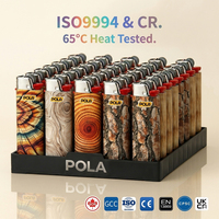 Briquet à gaz jetable J6 Maxi 3D personnalisé en gros, imprimé sur mesure, promotionnel, certifié CE EN13869 UKCA, résistant aux enfants