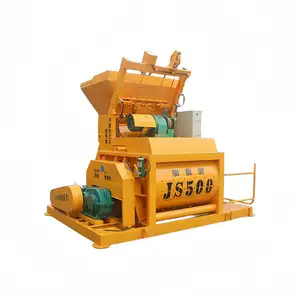 Pneumatic Discharging 500L JS500 Twin Shaft Compact Concrete Mixer Electric Motor Concrete Mixer Machine Price in Pakistan 4000