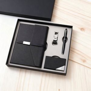 Promotional Business Gifts Corporate Gift <b>Set</b> for Employees Annual Events-Luxury Handmade Embossed A5 Paper <b>Notebook</b> <b>Set</b> Custom - Product Image 5