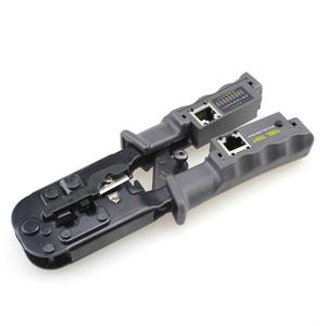 Ethernet Cable Tester Crimping Tool 2 in1 RJ45 Rede LAN Cable Crimper Alicadores Ferramenta De Corte Tester Cable 6P/8P Wire - Product Image 6