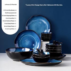 طقم أدوات مائدة سيراميك بتصميم غريب على الطراز الأوروبي القديم بسعر منخفض بالجملة، أطباق وصحون للفواكه والسلطات - Product Image 6