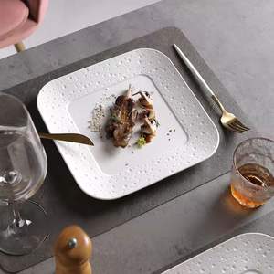 Perle <span class=keywords><strong>Point</strong></span> Poisson Assiette Ménage Exquis Haut de Gamme Assiette De Poisson À La Vapeur Assiette En Céramique <span class=keywords><strong>Sens</strong></span> Du Luxe - Product Image 3