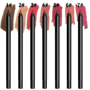 Crayon à lèvres crème 12 couleurs, waterproof, végan, longue tenue, maquillage minéral, crayon à lèvres doux, logo personnalisé - Product Image 4