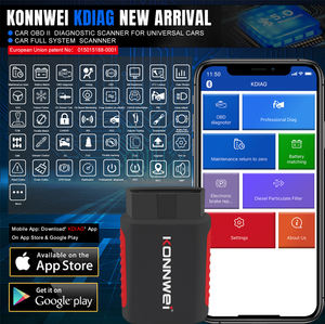 KONNWEI Profesyonel Araç Tarayıcısı KDIAG Bluetooth Tam Sistem, VW BMW BENZ Toyota için Ücretsiz Uygulama Yazılımı ile - Product Image 3