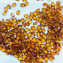 Citrino Amarillo Natural de Madeira, Forma Redonda, Cabujón de 3mm, Gema para Joyería, Producto a Granel - Product Image 2