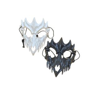 Tigre Scheletro Lupo Drago Dio in Silicone maschere da festa con corda elastica per studente foto di scena e decorazione di Halloween - Product Image 5