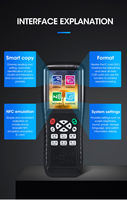 Lector y Grabador de Tarjetas Inteligentes NFC, Lector de Chip RFID, Copiador de Etiquetas IC, Programador de Tarjetas de Acceso con Puerto USB X100, Duplicador