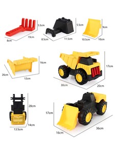 9 cái tháo rời lắp ráp chơi ngoài trời thiết lập | xẻng, cào, muỗng, lâu đài xây dựng xe tải | bãi biển cát đồ chơi thiết lập cho trẻ em | ABS - Product Image 2