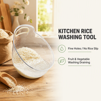 Passoire multifonction sécurisée avec poignée, panier simple pour rincer le riz, égouttoir à fruits et légumes pour la cuisine, passoire de lavage domestique