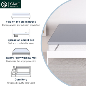 ที่นอนโฟมสำหรับหอพักนักเรียน หนา 8 ซม. ระดับความแน่นปานกลาง ระบายความร้อนได้ดี บางพิเศษ  แบบโฮมสเตย์ ทาทามิ  ปลอดภัยต่อผิว  <span class=keywords><strong>แนะนำ</strong></span>โดยผู้ผลิต - Product Image 3