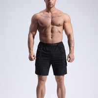 Fabricants de shorts MTR3374, vente en gros, shorts de sport en nylon de couleur unie personnalisés, shorts de sport pour hommes, shorts de gym
