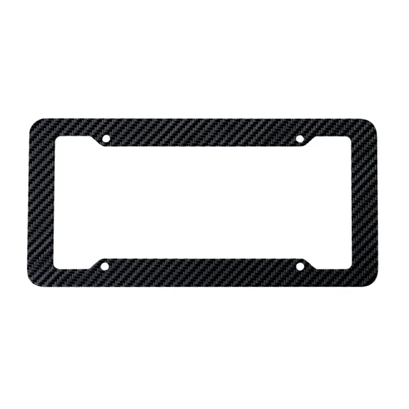 Wholesale Car Modification Parts American Car License Plate Frame Plastic Carbon Fiber License Plate Frame