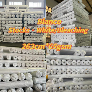 Stock Tela blanca por rollo Embalaje <span class=keywords><strong>100</strong></span> Tela de microfibra polivinílica Sábana de hotel - Product Image 3