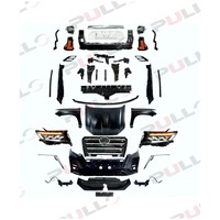Accessoires de voiture pour Toyota Prado 2011-2017 changement à 2022 année policier-homme avec feux arrière de phare de capot de pare-chocs avant et arrière