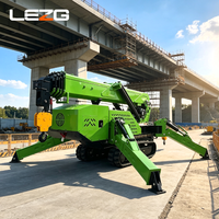 Mini-grue araignée à chenilles haute performance de 1 à 12 tonnes pour la rénovation de bâtiments et les opérations en intérieur