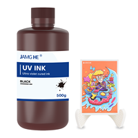Tinta UV Jamg He CMYKWV Warna Cerah Kompatibel dengan Print Head Epson, Ricoh