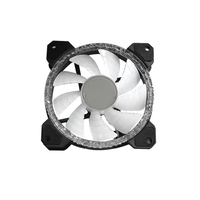 Ventilateurs de boîtier ARGB PWM RGB 120mm X 25mm pour ventilateurs d'ordinateur PC Speedy avec dissipateur thermique en plastique à roulement à billes