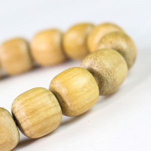 Pulsera de Madera Lechosa con Cuentas de Barril de 10x11mm, Diseño de Semáforo, Joyería Unisex para Regalo - Product Image 2