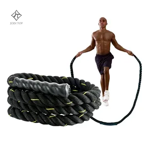 Joinop定制标志2.8米长锻炼锻炼战斗绳，健身重跳绳。